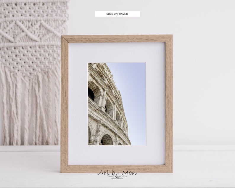 Roman Colosseum, Rome Photography, Italy Art Print, Italian Wall Decor, Large Wall Art, Home Decor, Travel Photography image 1