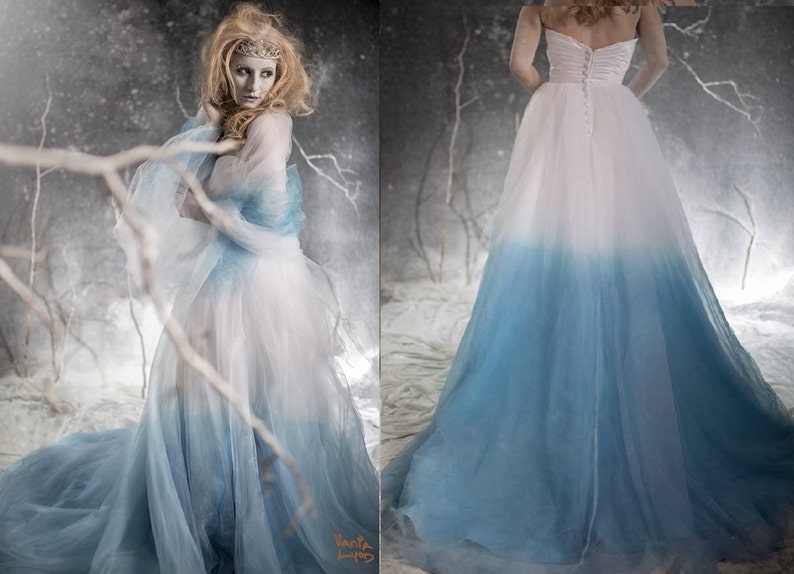 Crystal Teal Ombre Dress