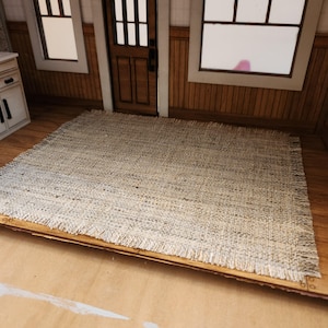Dollhouse Miniatures Area Rug 1:12 scale, dollhouse carpet, dollhouse decor, dollhouse textiles