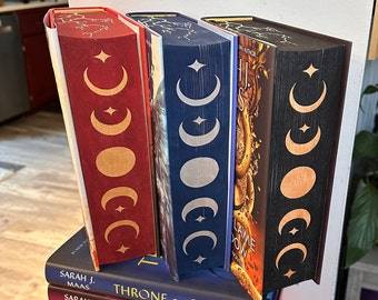 Crescent City Set With Hand Painted Stencilled Edges