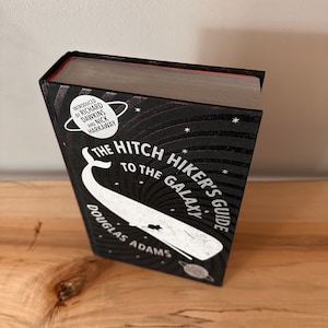 The Hitch Hiker&#39;s Guide to the Galaxy The Nearly Definitive Edition with Silver Hand Painted Edges