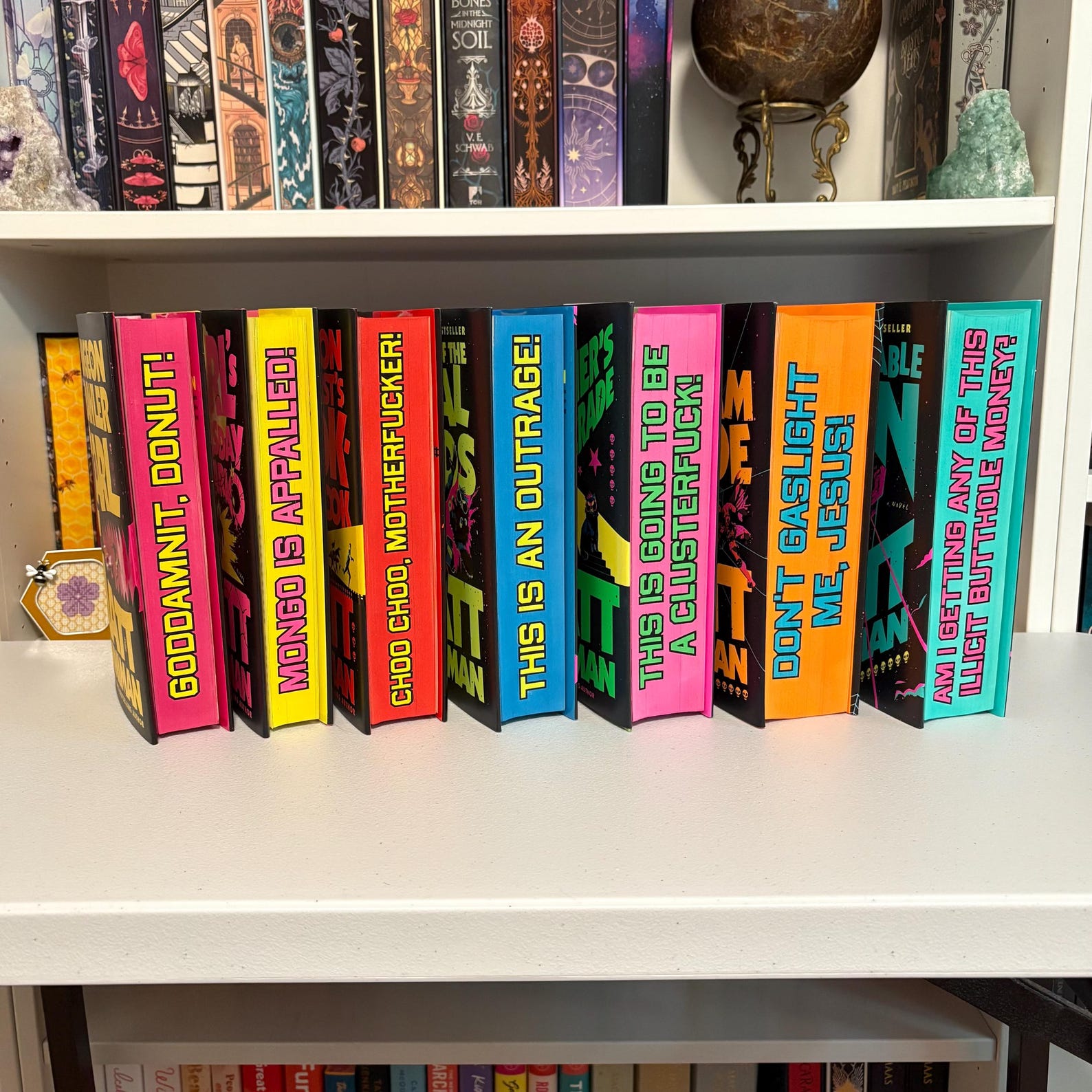 Dungeon Crawler Carl Series Books 1-7 Custom Stencilled Edges Hand ...