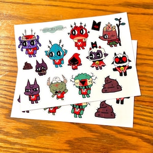 Cult of the Lamb Sticker Sheet Ver. 1