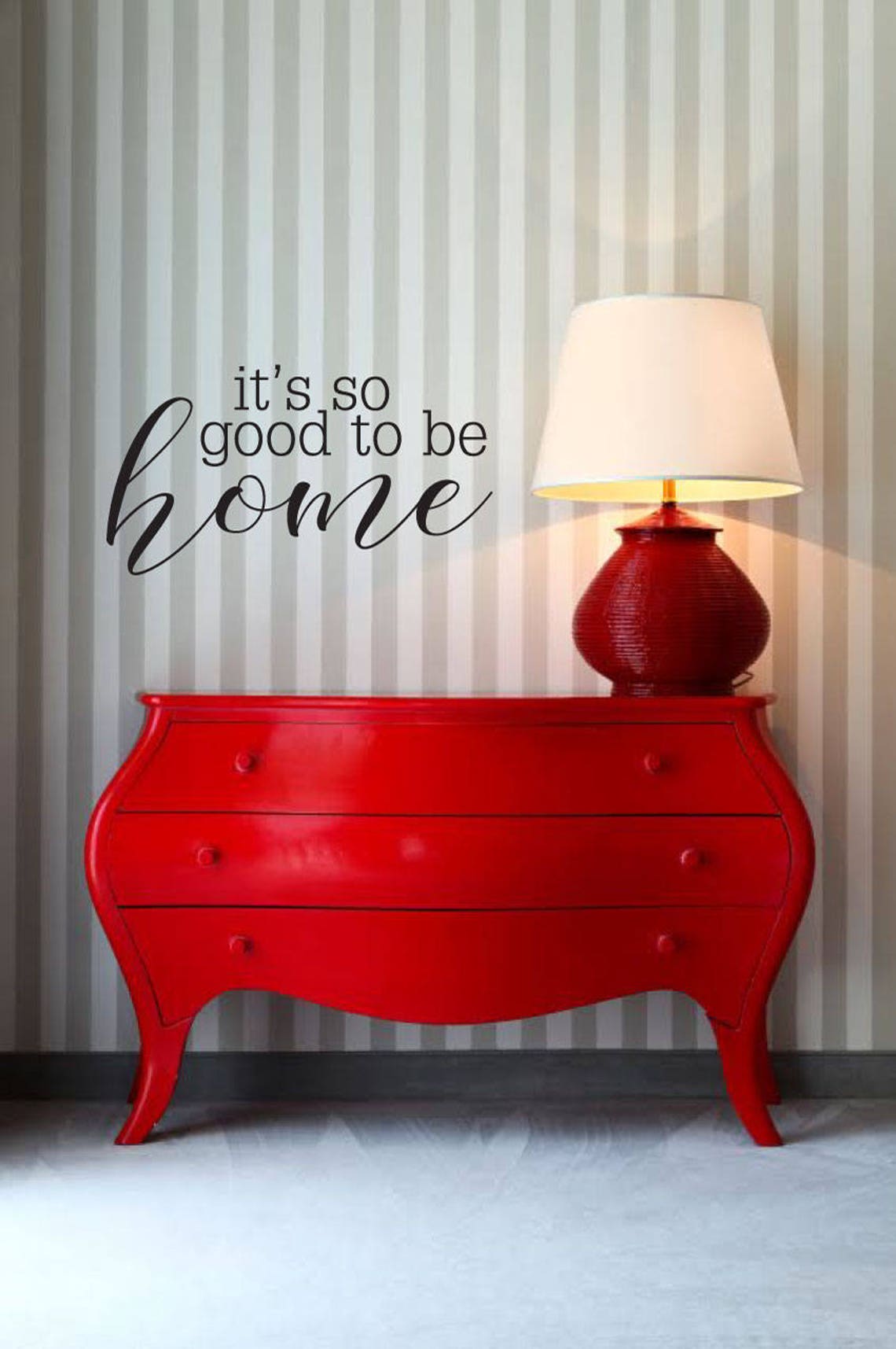 It's so Good to Be Home Vinyl Decal Wall Art Decor Etsy