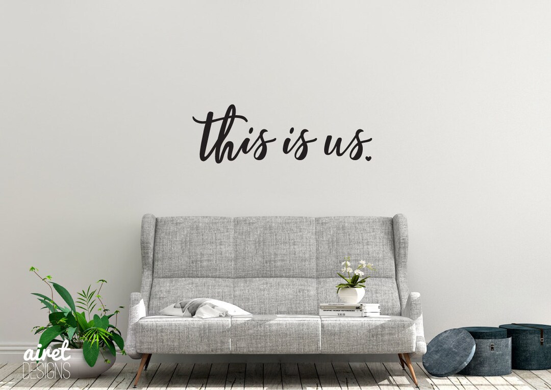 This is Us Vinyl Decal Wall Art Decor Sticker Photo Etsy
