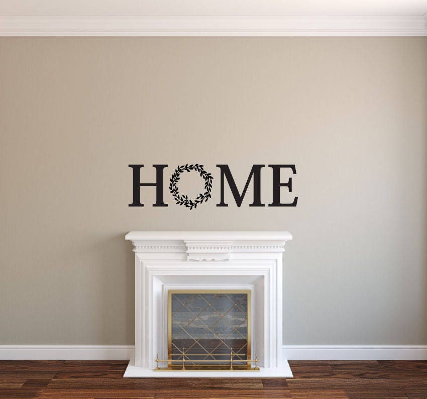 Home Vinyl Decal Wall Art Decor Sticker Home Decor Family Etsy