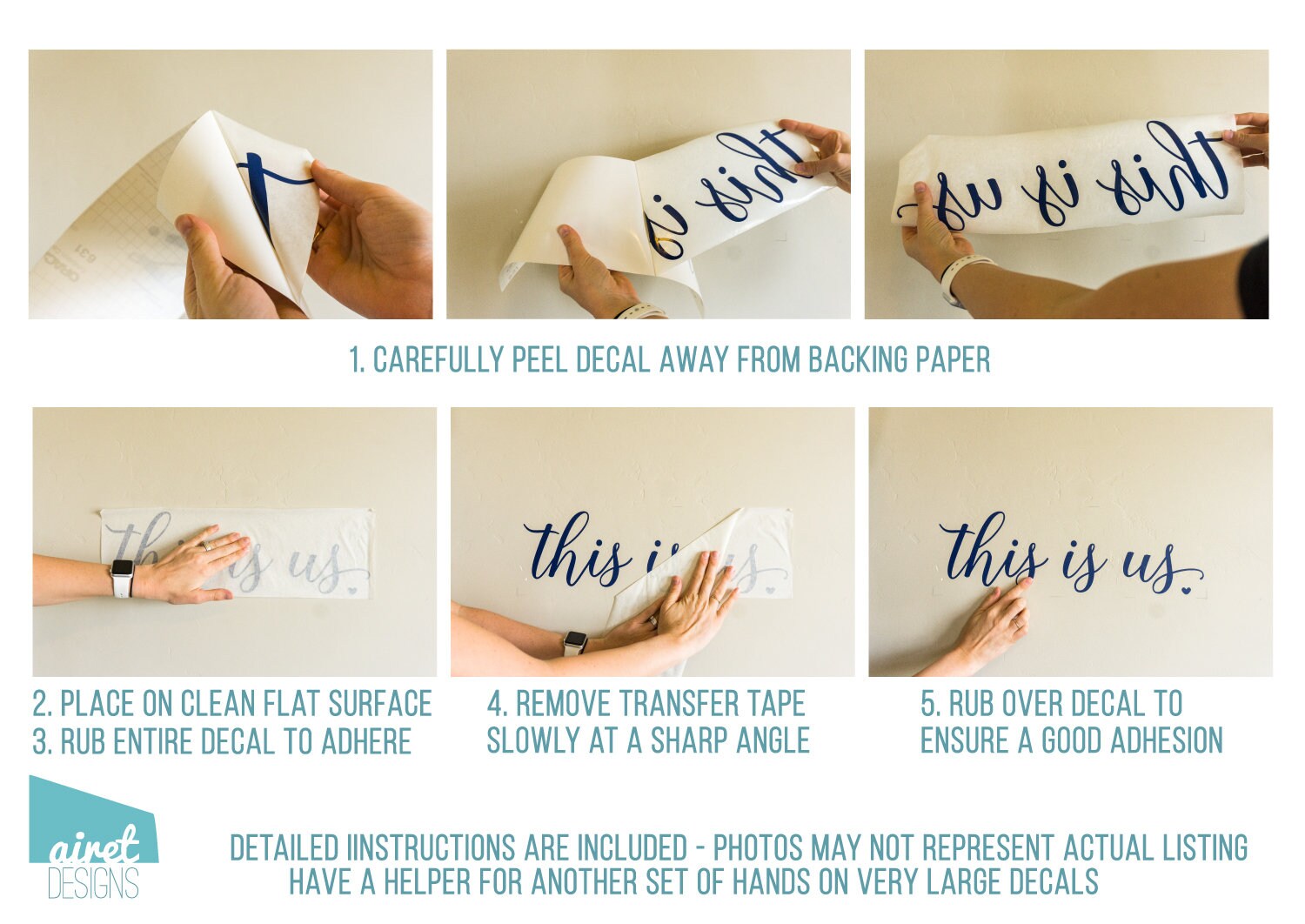 This is Us Vinyl Decal Wall Art Decor Sticker Photo Etsy