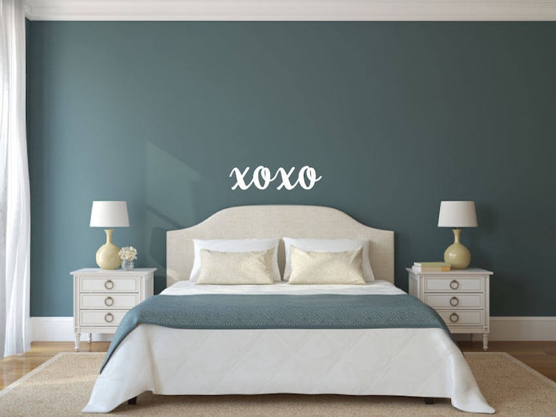 Home Decor House Living Area House Warming Bedroom Welcome Family Entry Hall Nursery Vinyl Decal Wall Art Decor Sticker XOXO