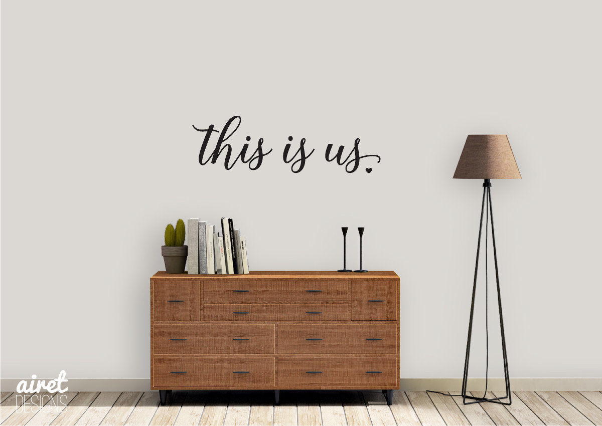 This is Us Vinyl Decal Wall Art Decor Sticker Photo Etsy