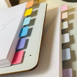 Tabs Sticky Notes Pastel Index Tab Filofax Sticky Notes Memo Pad Sticky Notes Plain Page Flags Sticky Notepad Minimalistic