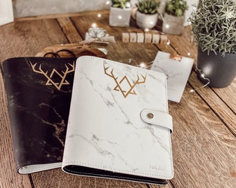 BUDGETBINDER • Organizer • Calendar • A5 • Marble • Ring binder • Planner • large rings