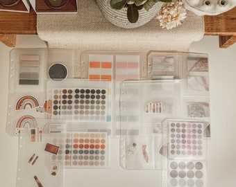 BUDGET PLANNER • Clear cover・ Pocket ・ Fly Leaf・ A5 ・ Personal ・ Filofax ・ Ring binder・