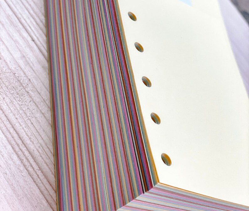 50 x Pastel Paper Personal Filofax 80g 2024 image 1