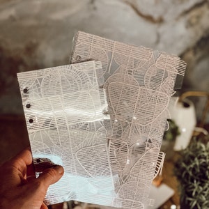 5 x Divider ・  Laminiert ・  Personal Filofax 2024