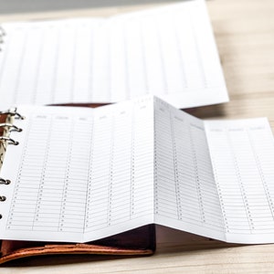 Fold-out birthday planner・Filofax・ 120g