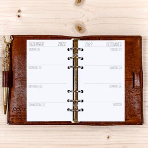 Calendar inserts・Washitape・Personal ・ 120g • German / English