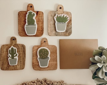 CACTUS Sticky Notes Pastel Index Tab Sticky Notes Memo Pad Sticky Notes Simple Sticky Note Pad Minimalist