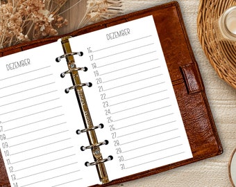 Calendario de cumpleaños ・ Filofax personal ・ 120g • 2024