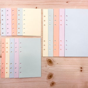 50 x Pastel Paper Personal Filofax 80g 2024 image 2