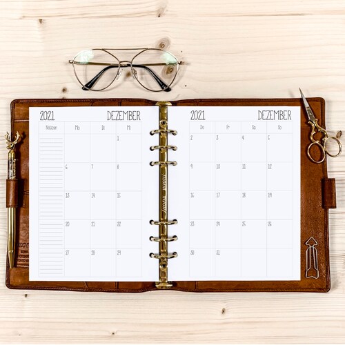 Calendar Inserts A5 2023 1W1S Lined 1027-A5-KA - Etsy India