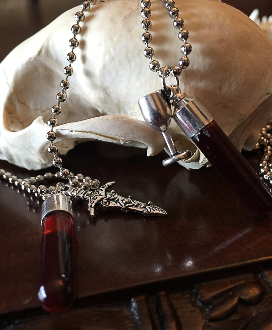 Blood Vial Pendant Kit Lovers Includes Anticoagulant Etsy