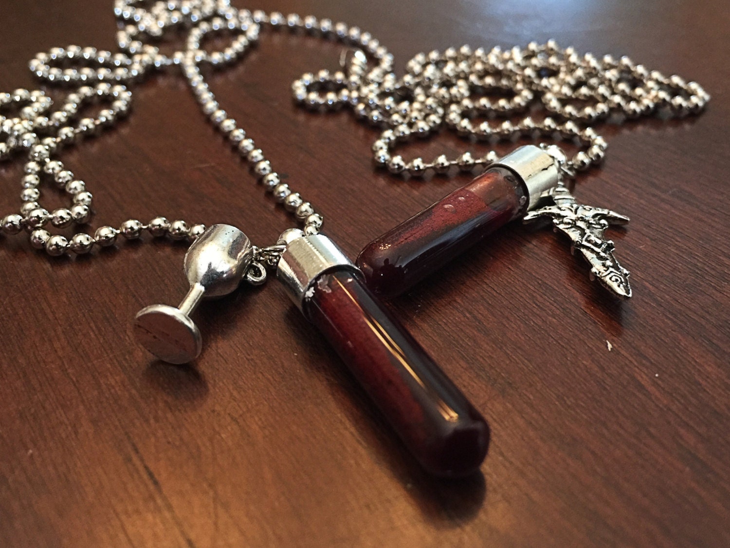 Blood Vial Pendant Kit Lovers Includes Anticoagulant Etsy