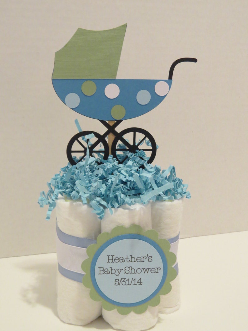 Centerpieces Table Dcor Stroller Diaper Cake Centerpieces For Baby Shower Or Gift Home Living