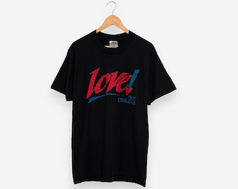 ヴィンテージ90年代ラブUSA郵便局Tシャツ - サイズL