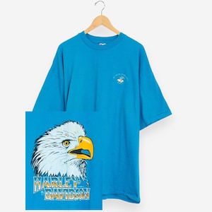 vintage 1994 kampioenschappen harley davidson eagle enkelvoudig gestikt T-shirt maat 2x