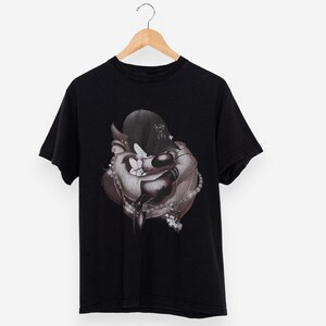 vintage y2k gangster-rapper TAZ looney tunes cartoon T-shirt maat medium