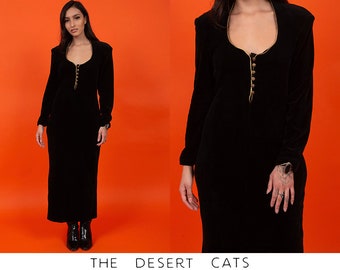 90s velvet dress outfit