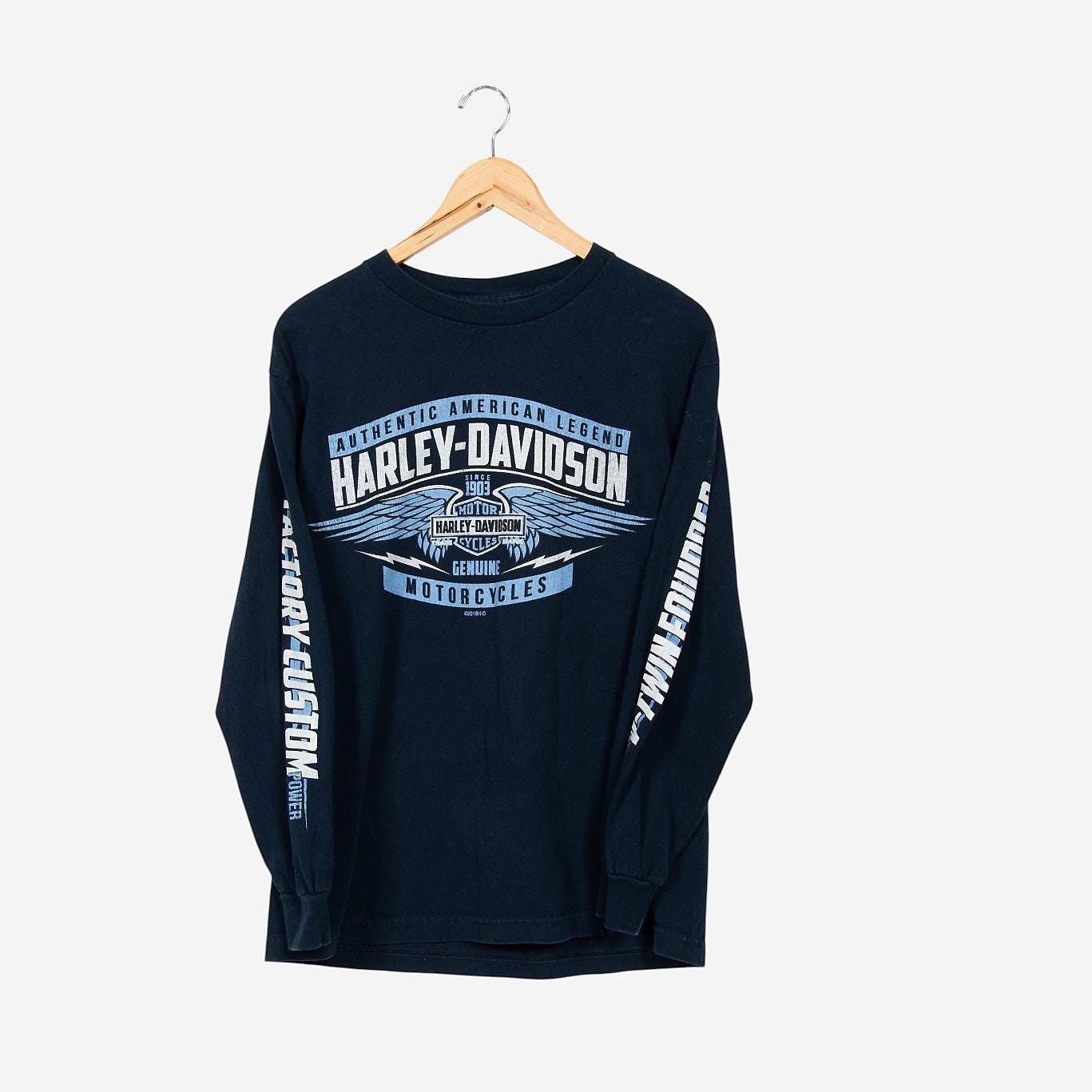 Vintage Harley Davidson Long Sleeve Shirt - Etsy