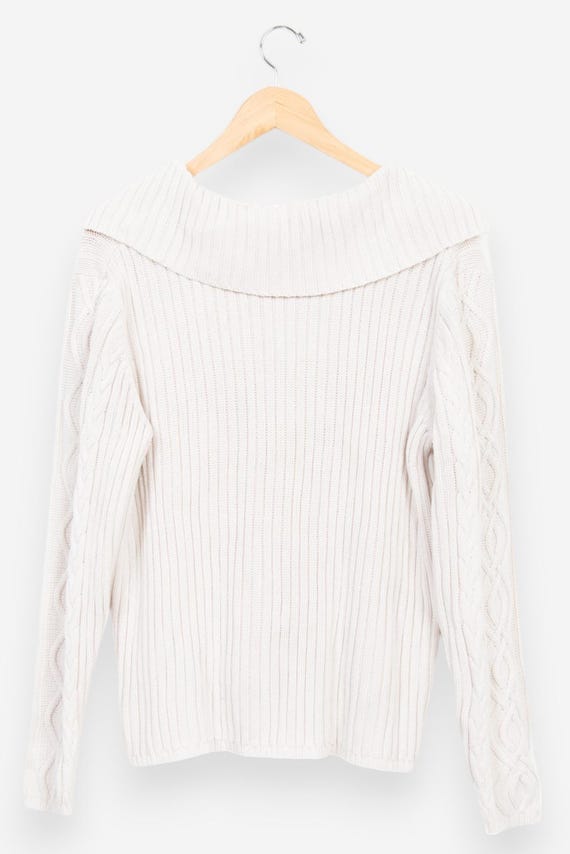 Vintage 90s St Johns Bay Cable Knit Pullover Swea… - image 6