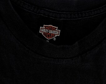ヴィンテージ90年代ハーレーダビッドソンイーグルTシャツ：シングル