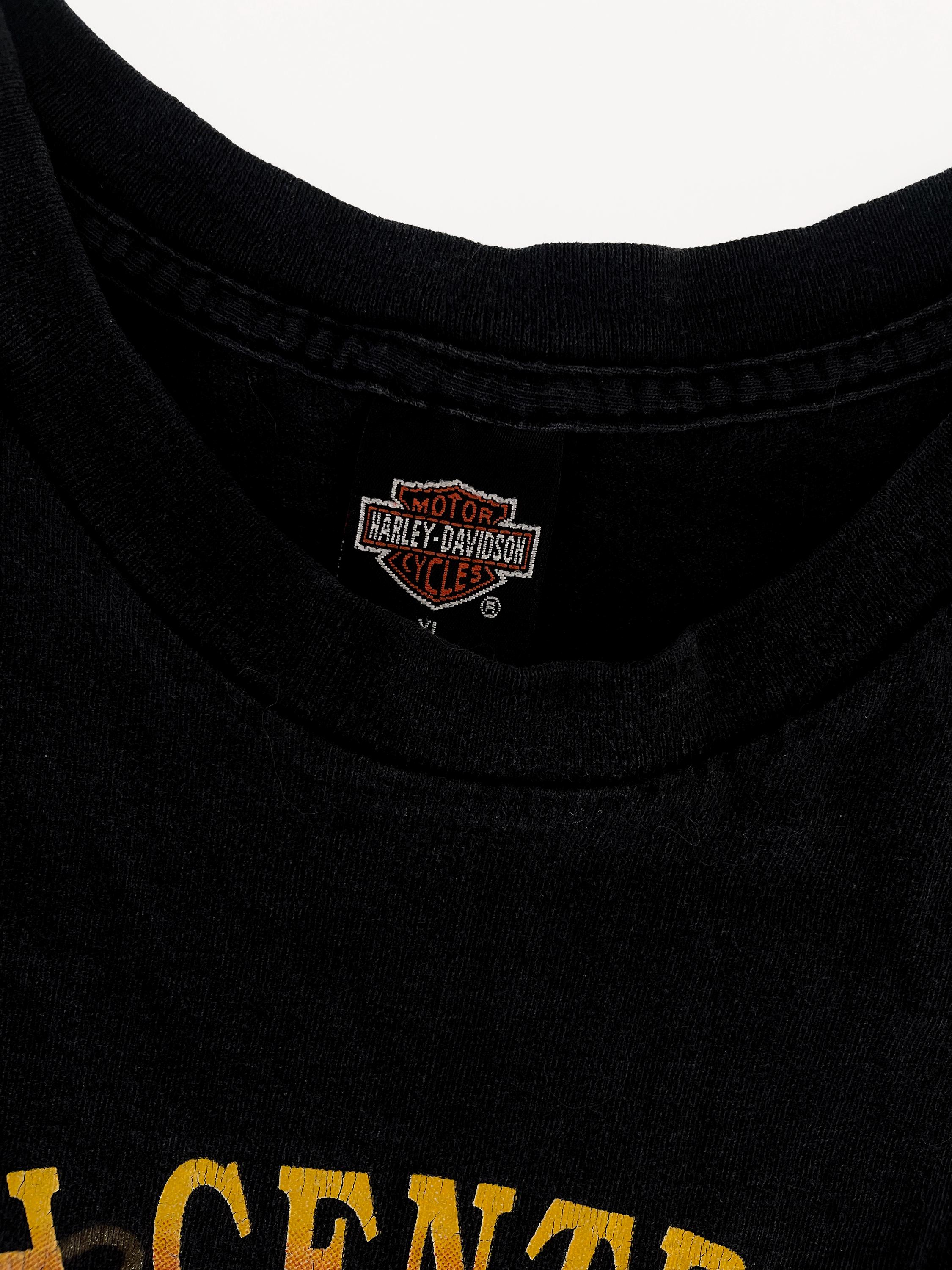 ヴィンテージ90年代ハーレーダビッドソンイーグルTシャツ：シングル