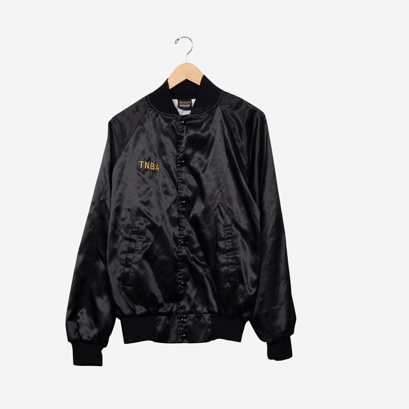 Satin bowling jacket - Etsy 日本