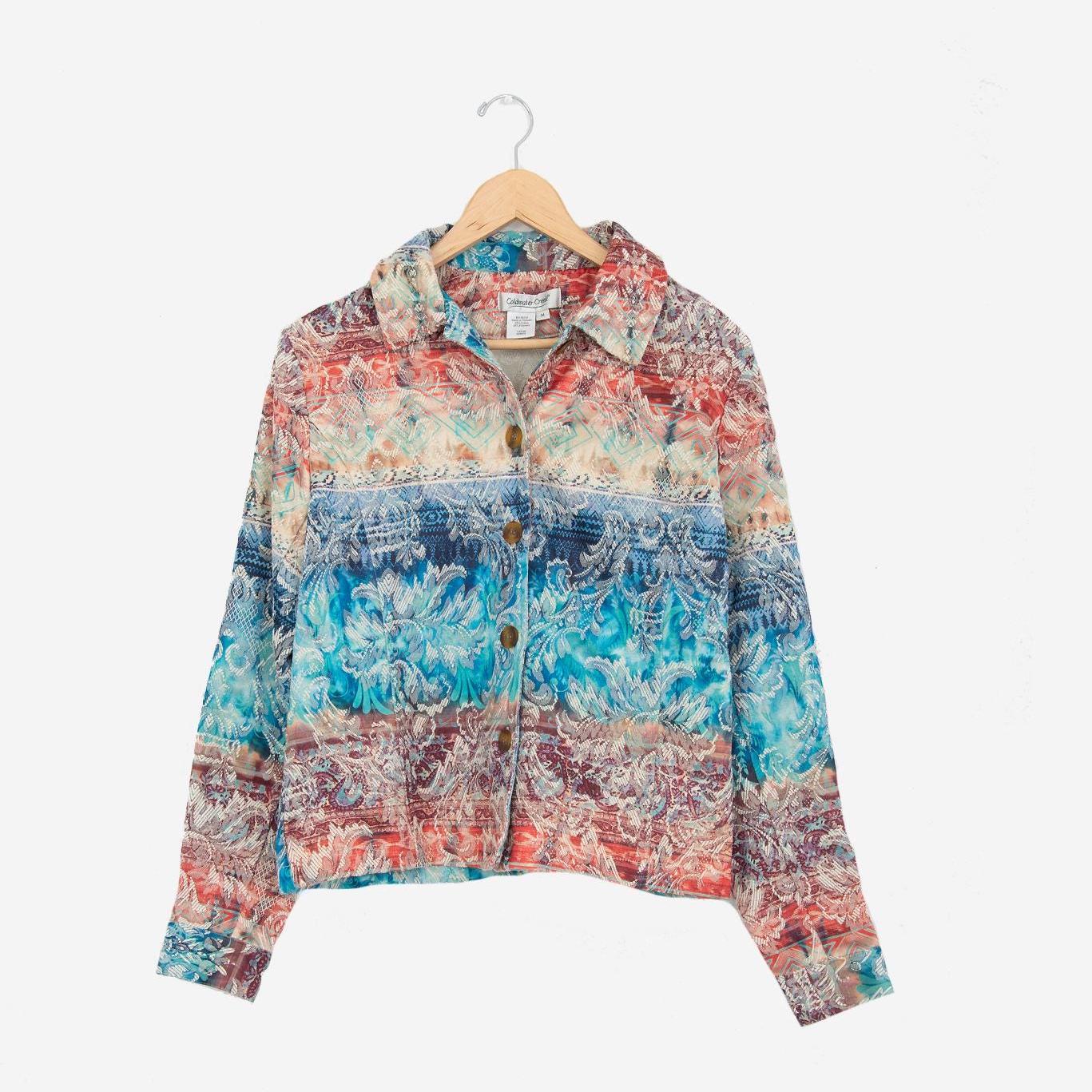 Coldwater Creek Tapestry Jacket - Etsy