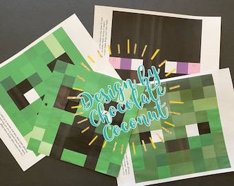 Mine Game Mask Printable