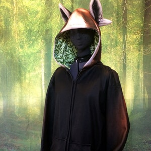 Red panda hoodie with ears store