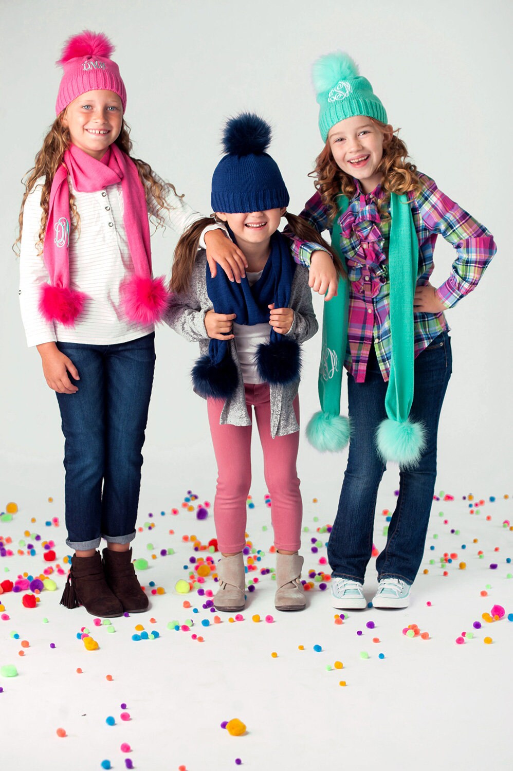 personalized winter scarves