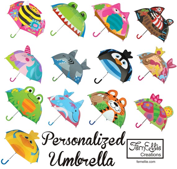 personalized kids umbrella