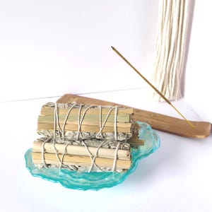 4 inch White Sage and Sweetgrass
