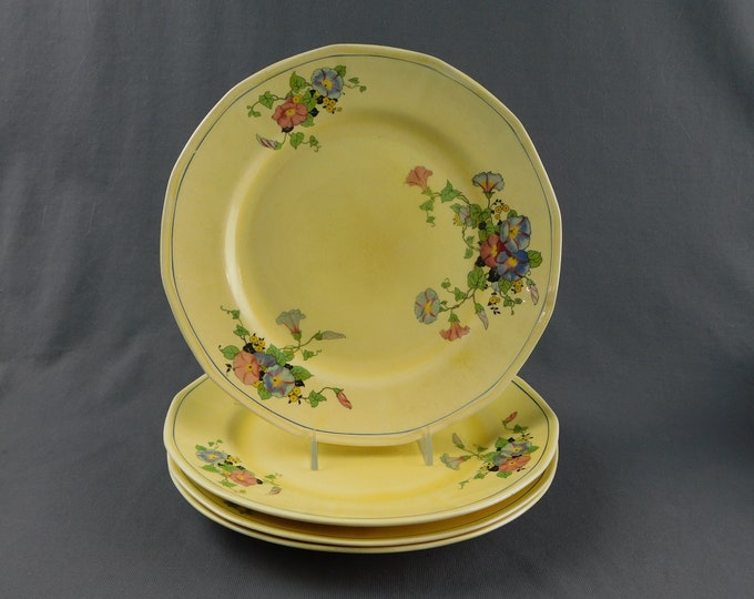 Set of 4 Americanlimoges Golden Glow Dinner Plates 9 Etsy