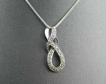 Sterling Silver Infinity Pendant 
