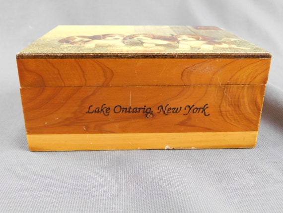 Vintage Lake Ontario, New York Souvenir Wooden Tr… - image 3