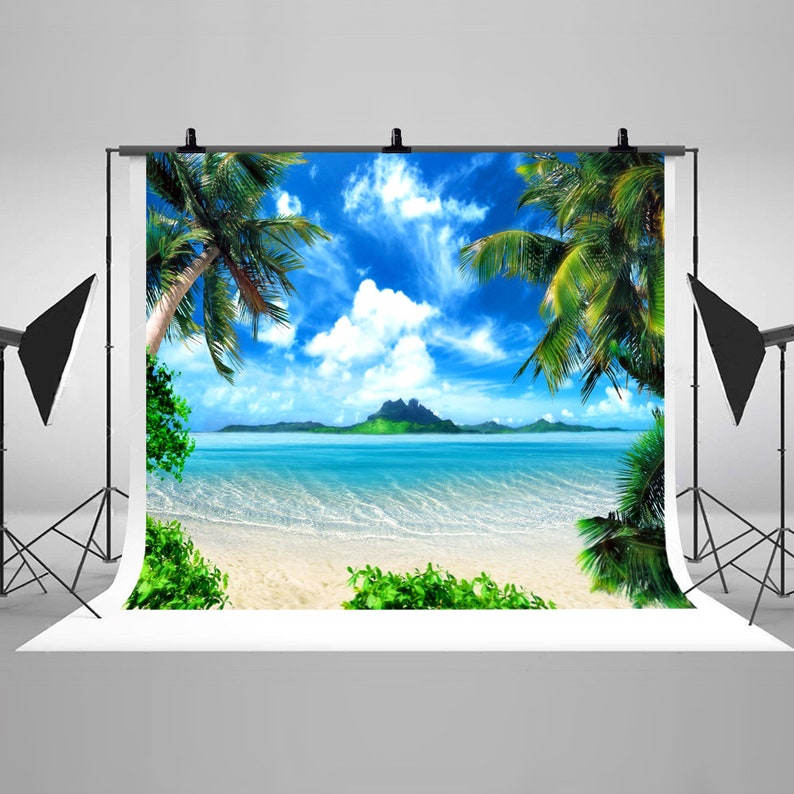Kate Sunny Day Photo Blue Sky White Cloud Photography Etsy