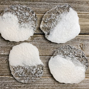 Custom Geode Resin Coaster Set, Epoxy Resin Coasters, Resin Trays, Handmade Resin Coasters, Resin Art, Housewarming Gift