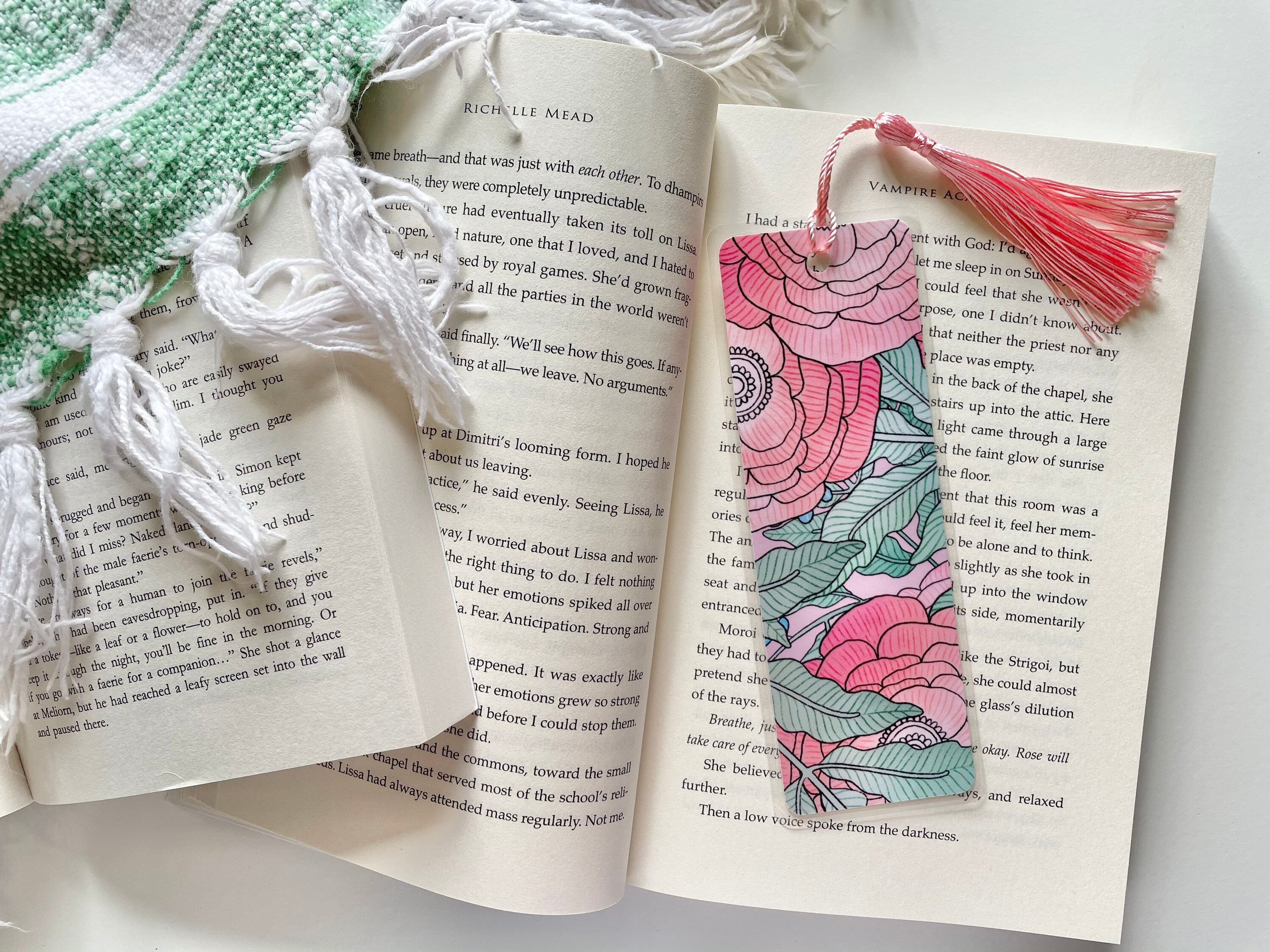 Bookmark planner book journal diary bookmark floral Etsy