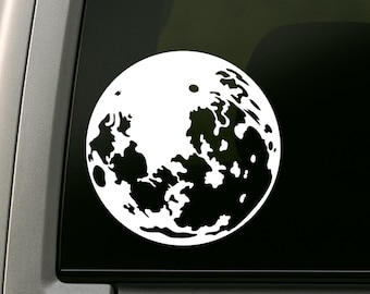 Vollmond Autoaufkleber: Astrologischer Laptopsticker