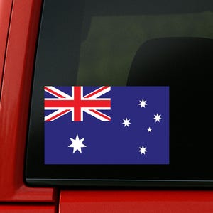 Australia Flag Decal: Waterproof Outdoor Vinyl